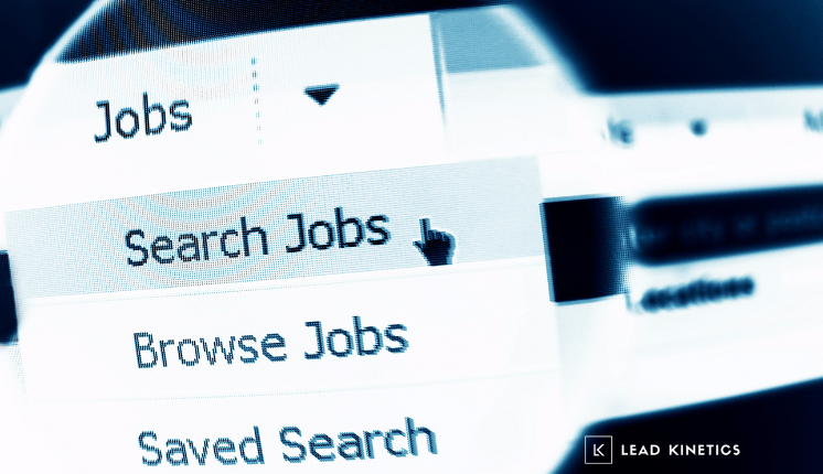 Job search page showing listings for UK marketing roles and freelance opportunities.